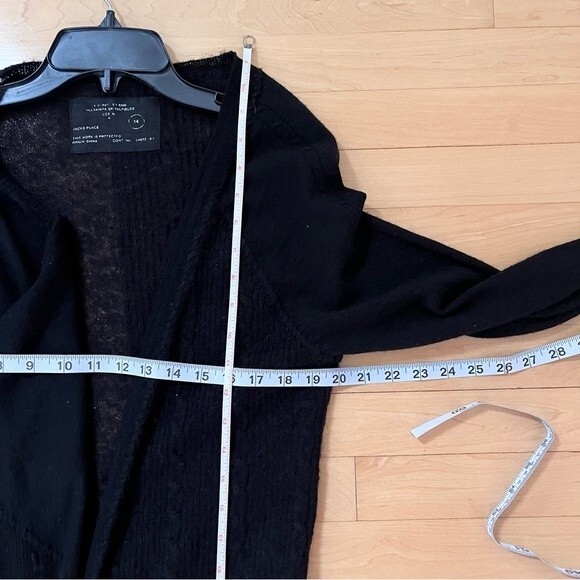 AllSaints Spitalfields Wendell Cardigan Sweater in Black 14 - Picture 8 of 12